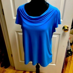 Beautiful blue Kasper top